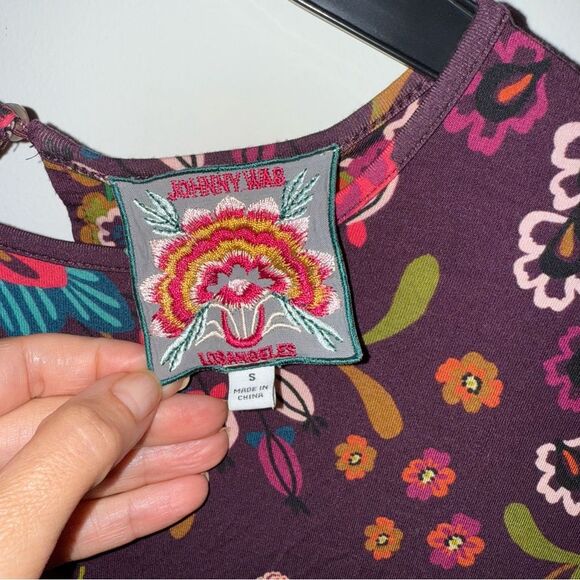 Johnny Was The Janie Favorite Floral High Neck Adriana Swing Tunic Top S NWOT - Picture 5 of 12